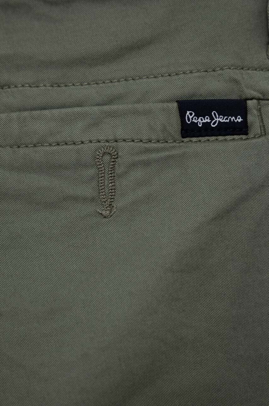 Pepe Jeans pantaloni scurti copii culoarea verde talie reglabila - Pled.ro