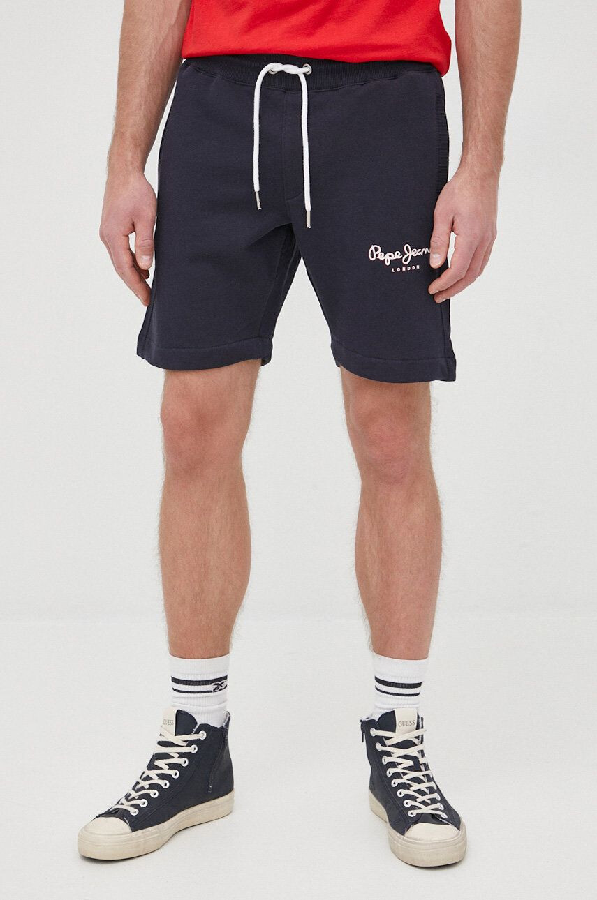 Pepe Jeans pantaloni scurti din bumbac George Short - Pled.ro