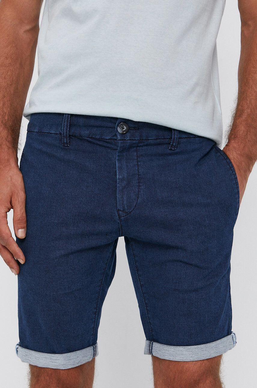 Pepe Jeans Pantaloni scurți James bărbați culoarea albastru marin - Pled.ro