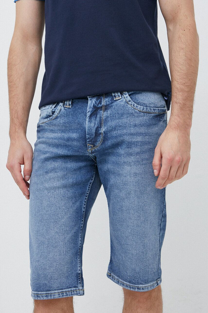 Pepe Jeans pantaloni scurti jeans Cash barbati - Pled.ro