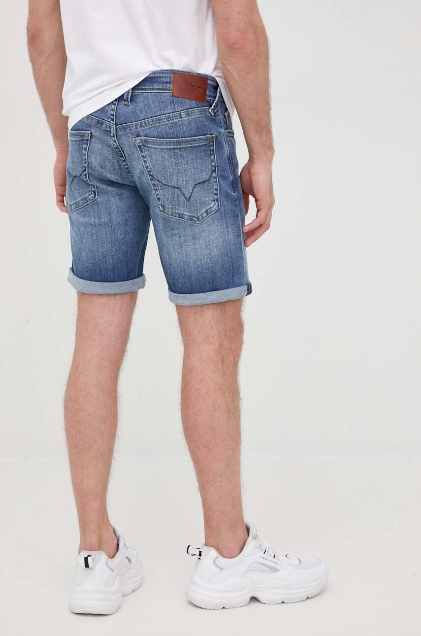 Pepe Jeans pantaloni scurti jeans Hatch Short barbati culoarea albastru marin - Pled.ro