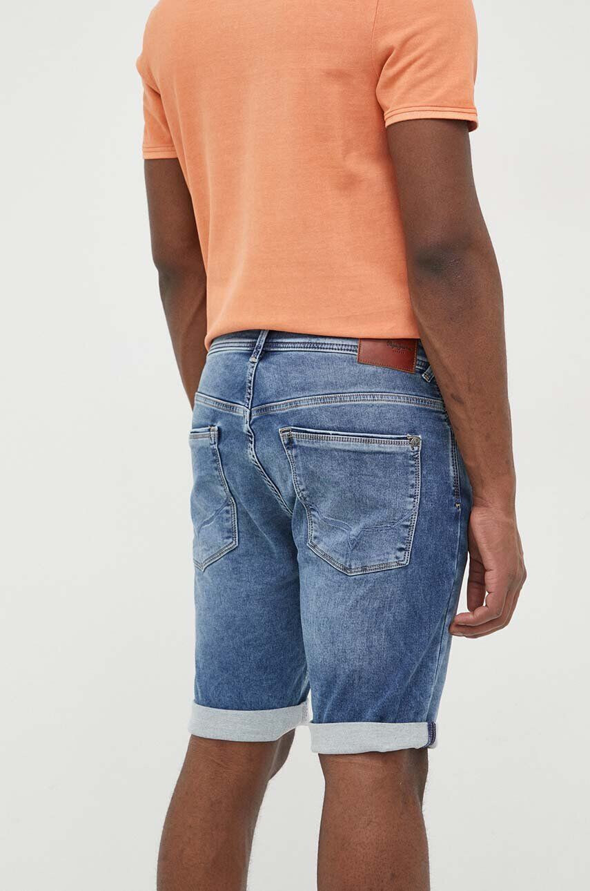 Pepe Jeans pantaloni scurti jeans Jack barbati culoarea albastru marin - Pled.ro