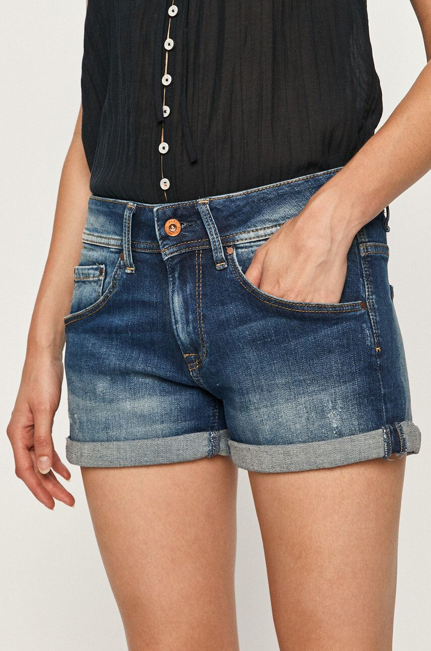 Pepe Jeans Pantaloni scurti jeans Siouxie - Pled.ro