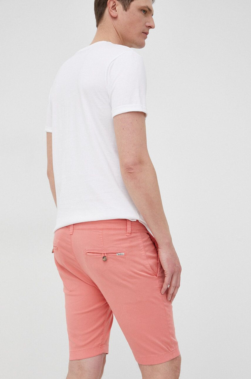 Pepe Jeans pantaloni scurti Mc Queen Short barbati culoarea portocaliu - Pled.ro