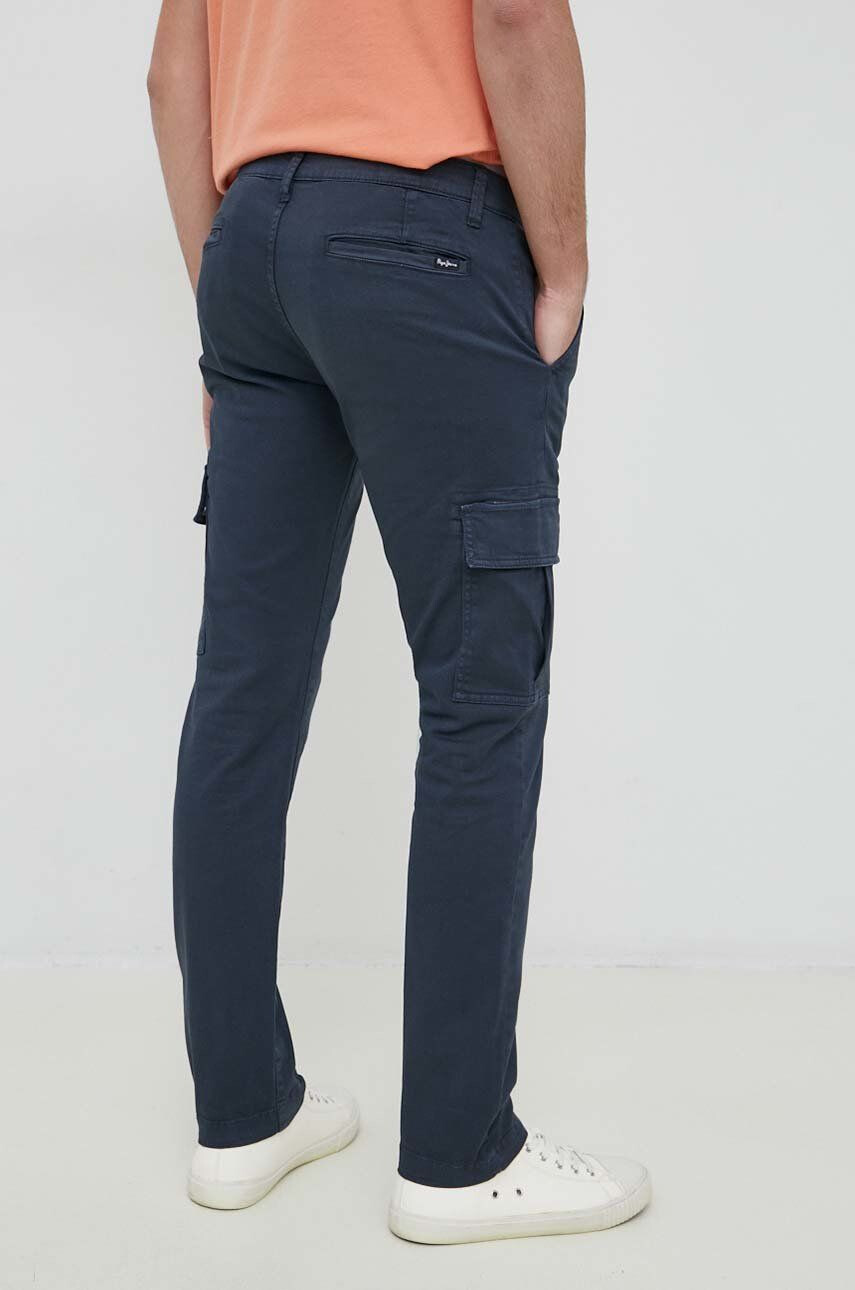 Pepe Jeans pantaloni Sean barbati culoarea albastru marin drept - Pled.ro