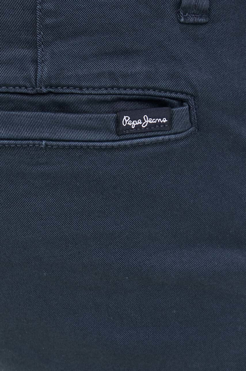 Pepe Jeans pantaloni Sean barbati culoarea albastru marin drept - Pled.ro