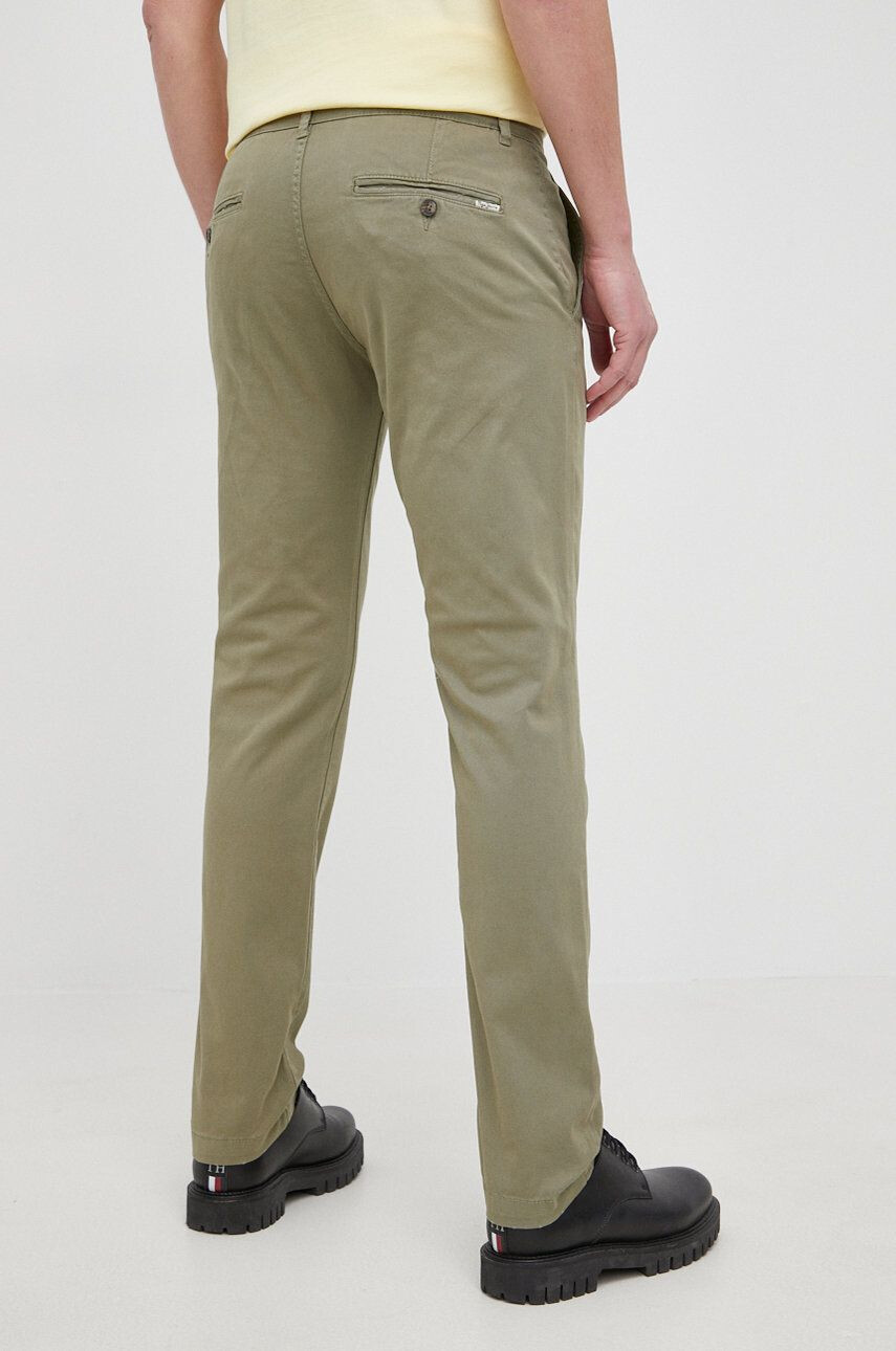 Pepe Jeans pantaloni Sloane barbati culoarea bej drept - Pled.ro