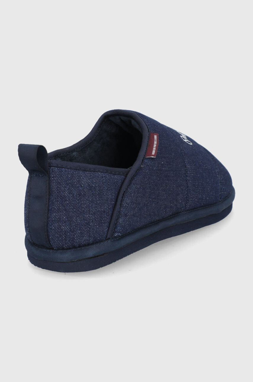 Pepe Jeans Papuci de casa culoarea albastru marin - Pled.ro