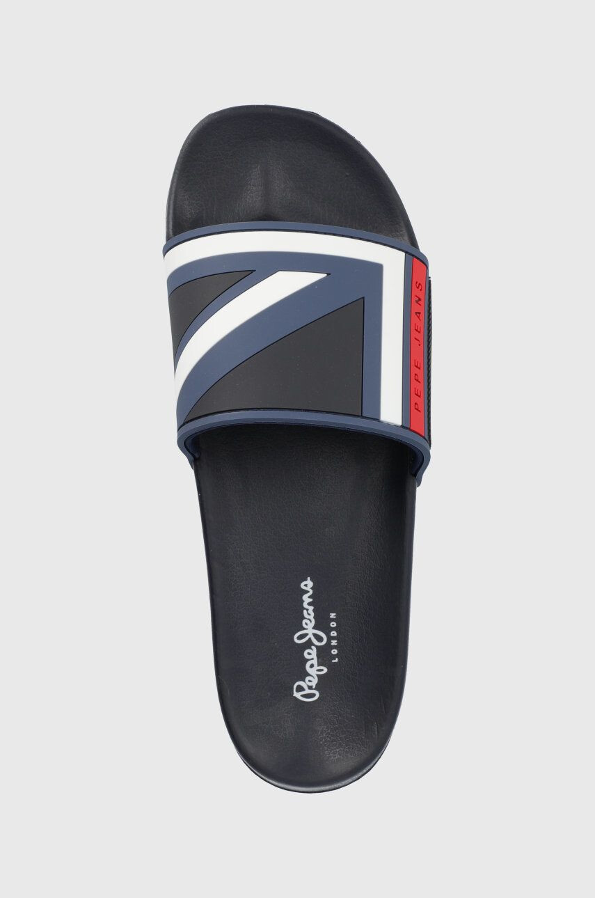 Pepe Jeans papuci Slider Flag - Pled.ro