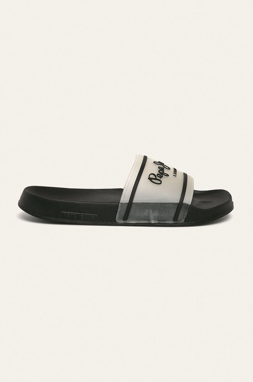 Pepe Jeans Papuci Slider Translucent - Pled.ro