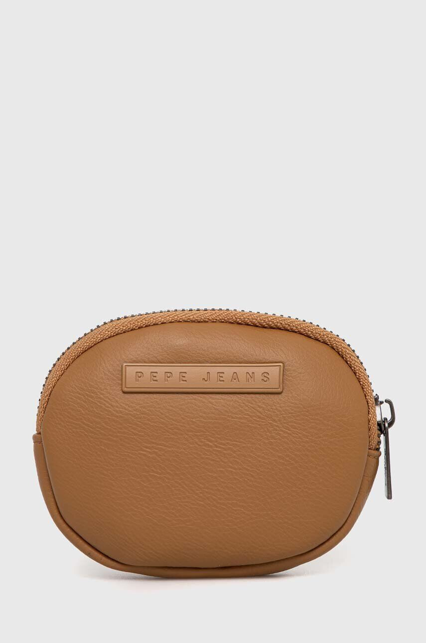 Pepe Jeans portofel culoarea bej - Pled.ro