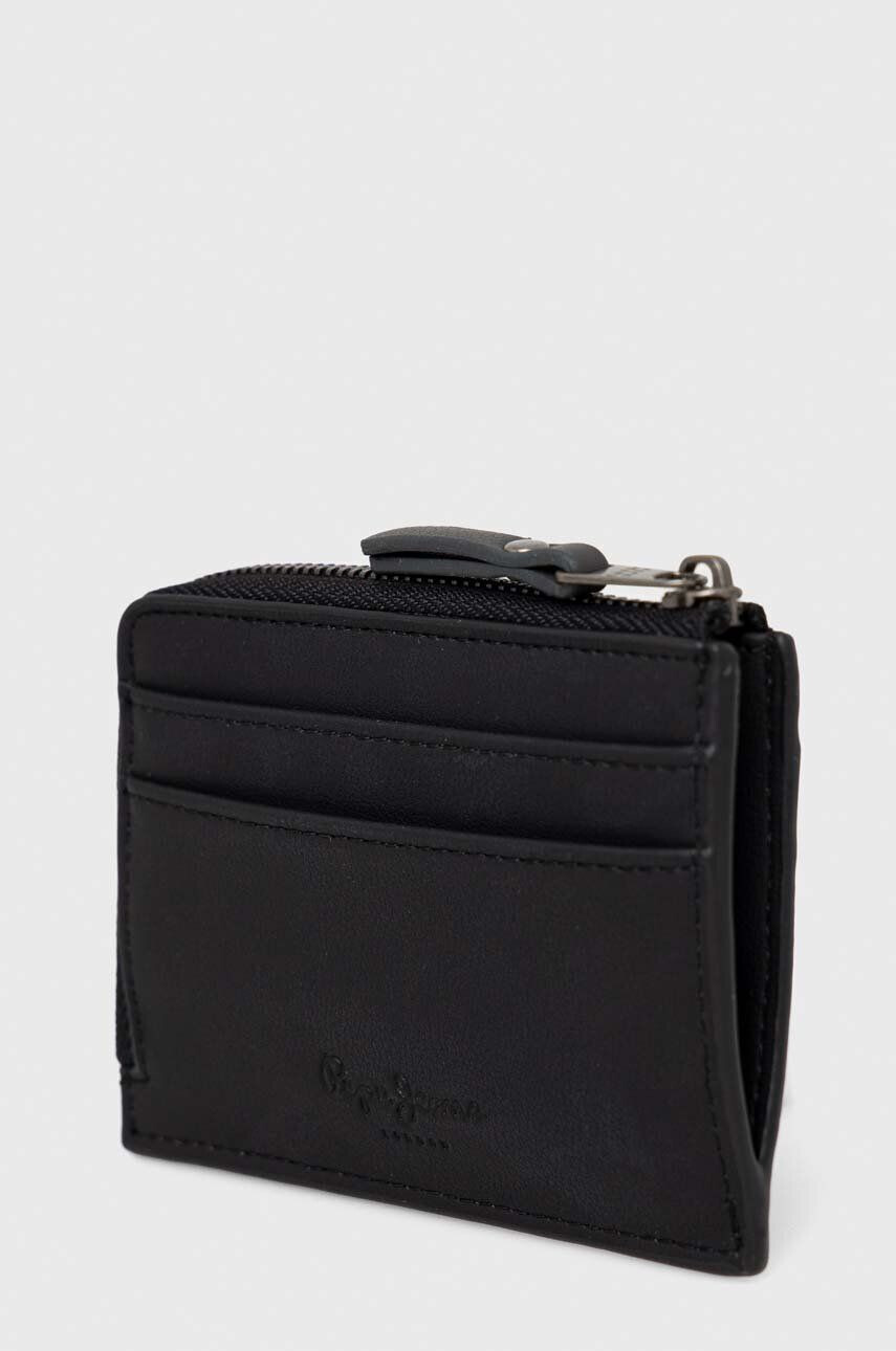 Pepe Jeans portofel culoarea negru - Pled.ro