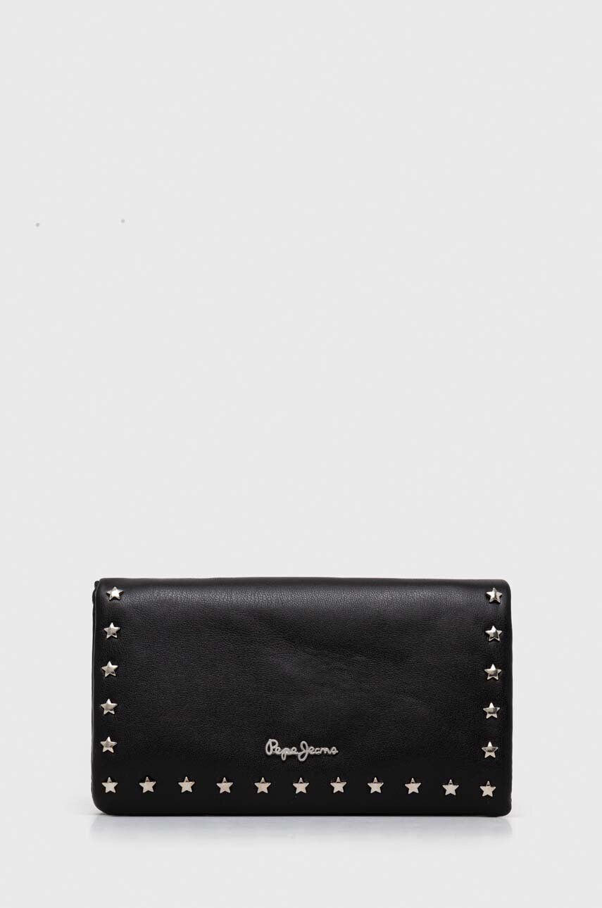 Pepe Jeans portofel CHARM femei culoarea negru - Pled.ro