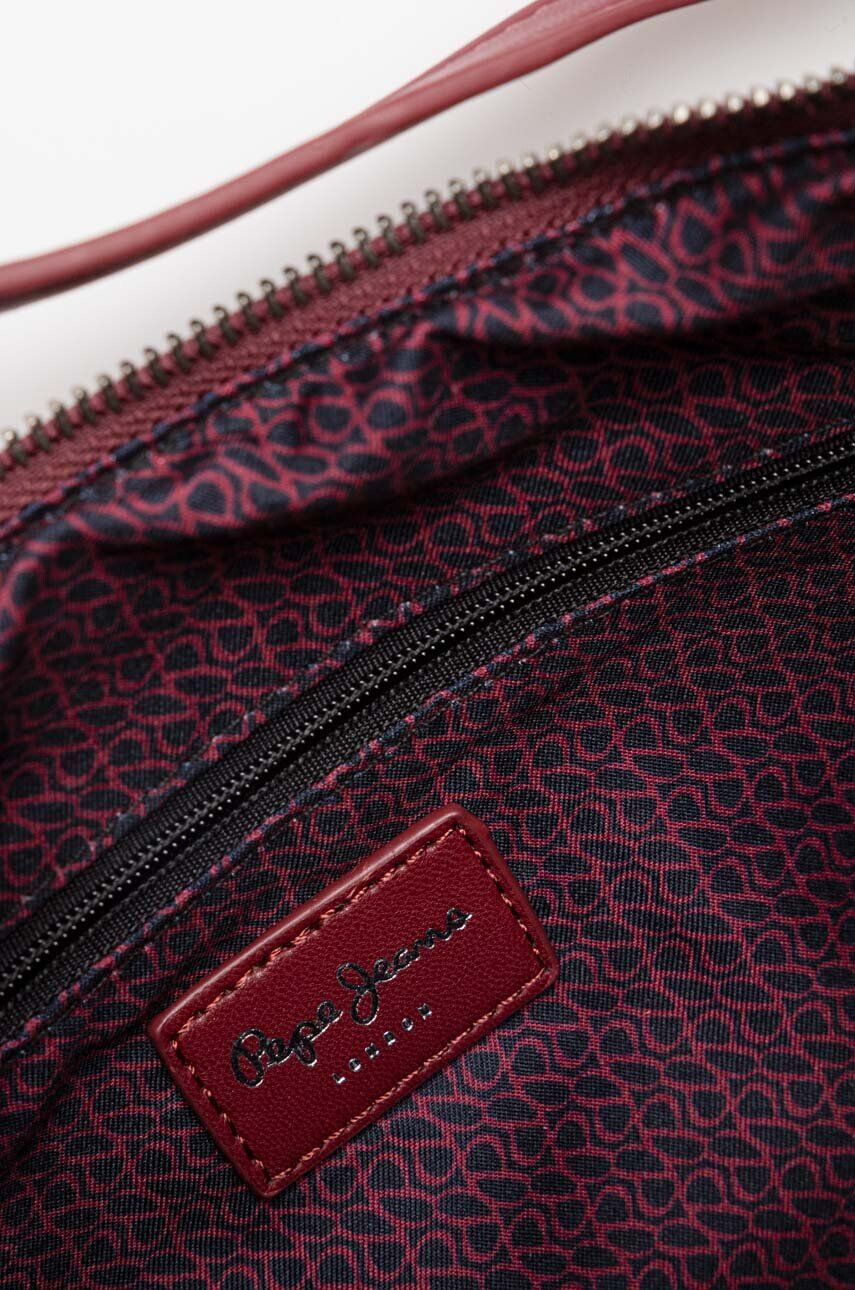 Pepe Jeans poseta culoarea bordo - Pled.ro