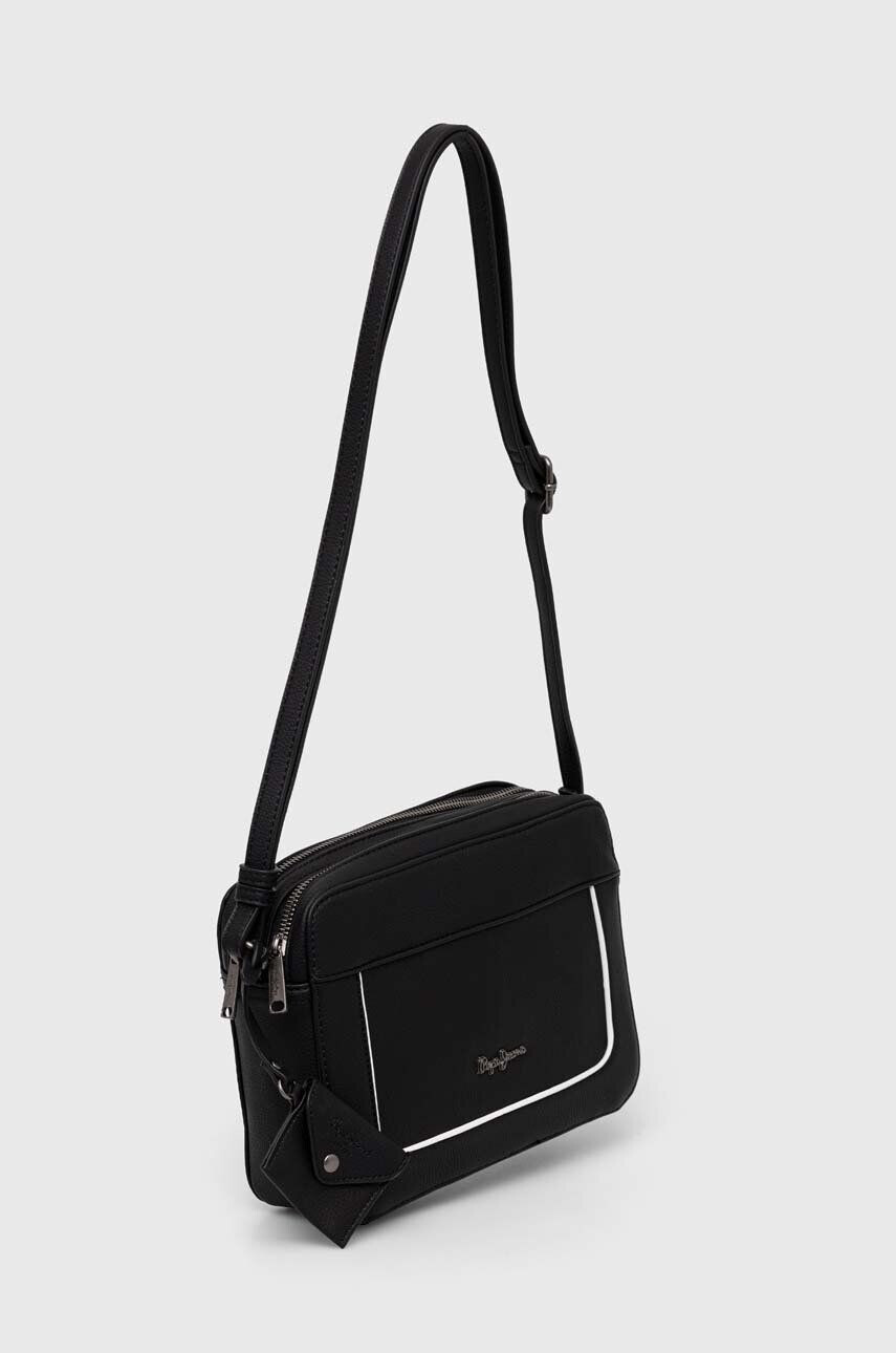 Pepe Jeans poseta culoarea negru - Pled.ro