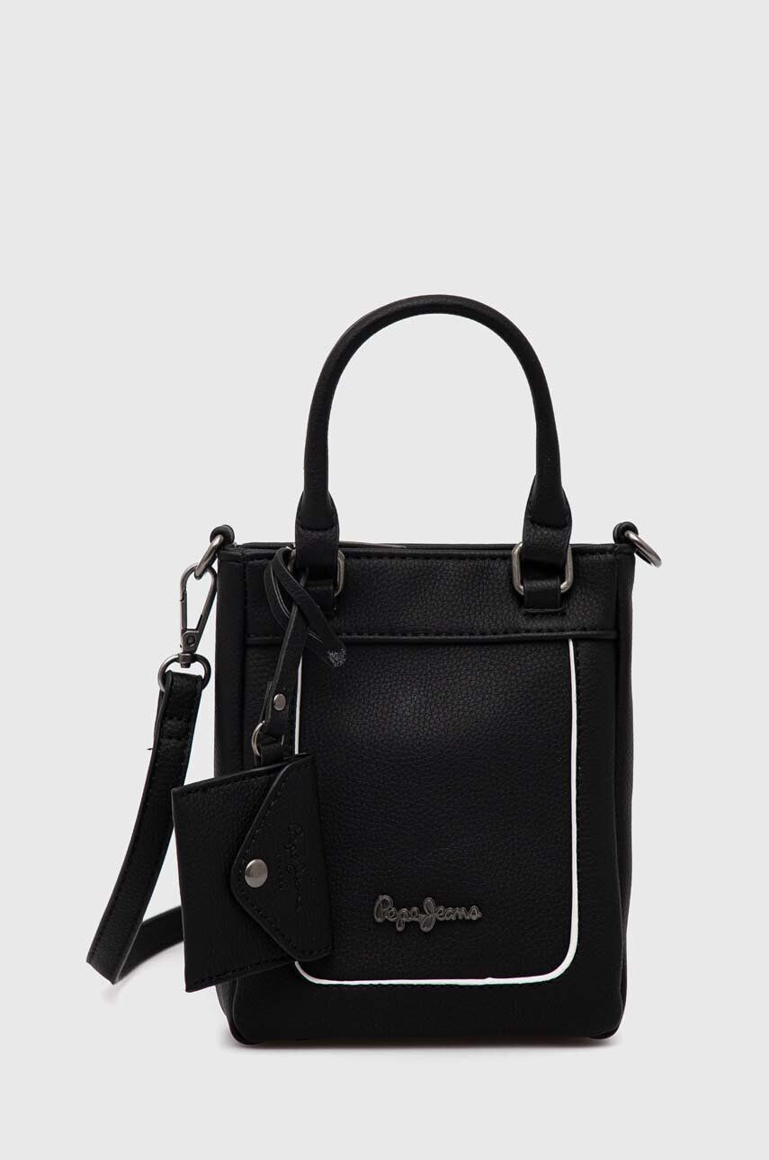 Pepe Jeans poseta culoarea negru - Pled.ro