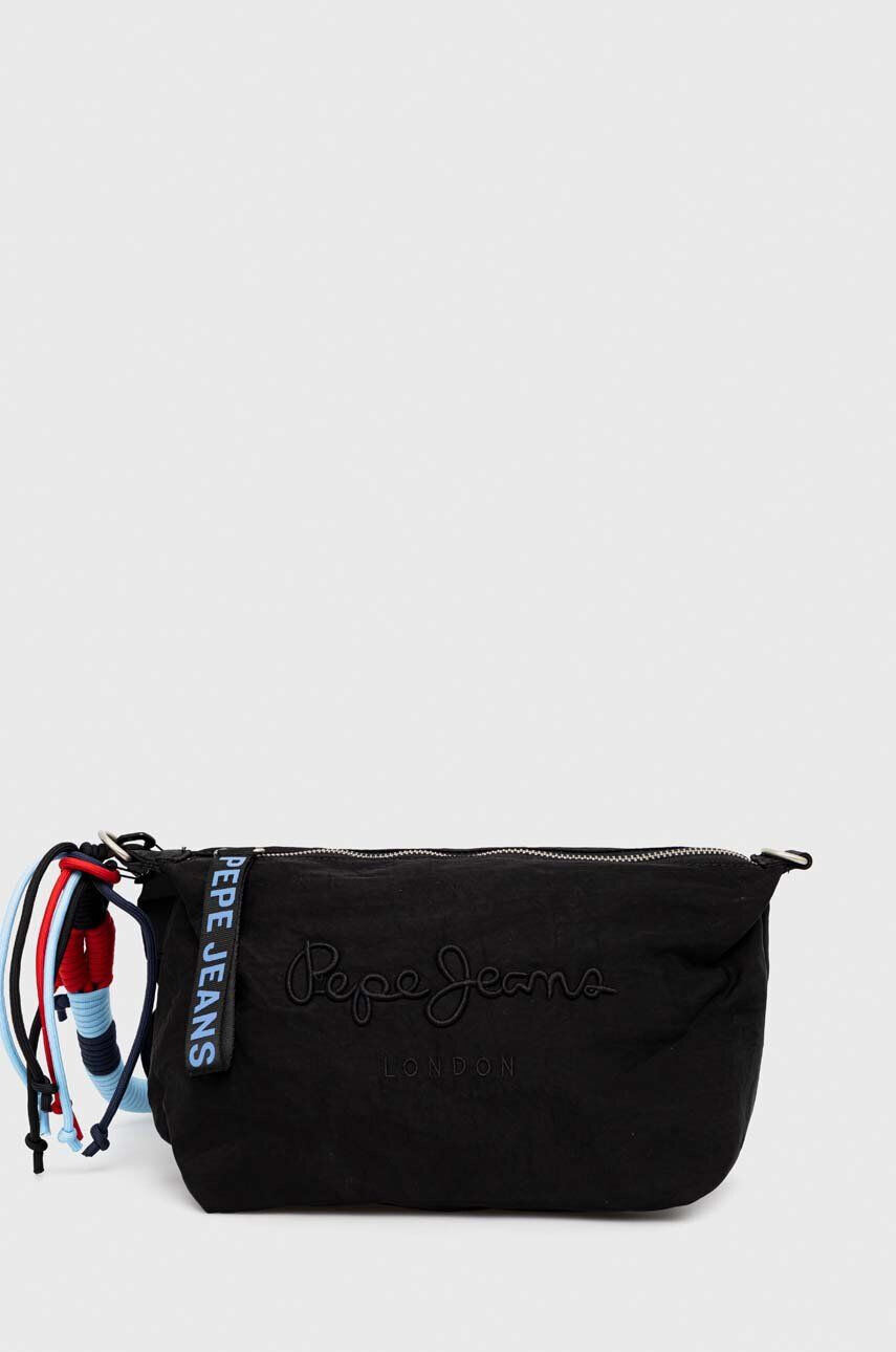 Pepe Jeans poseta culoarea negru - Pled.ro