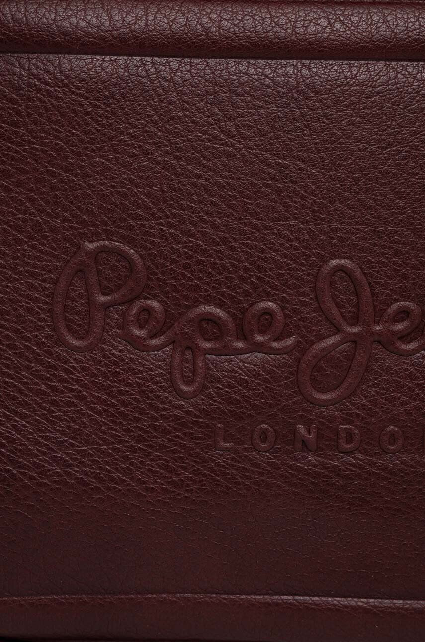 Pepe Jeans poseta Bassy Bass culoarea bordo - Pled.ro