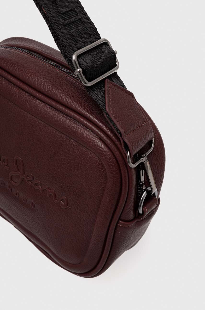 Pepe Jeans poseta Bassy Bass culoarea bordo - Pled.ro