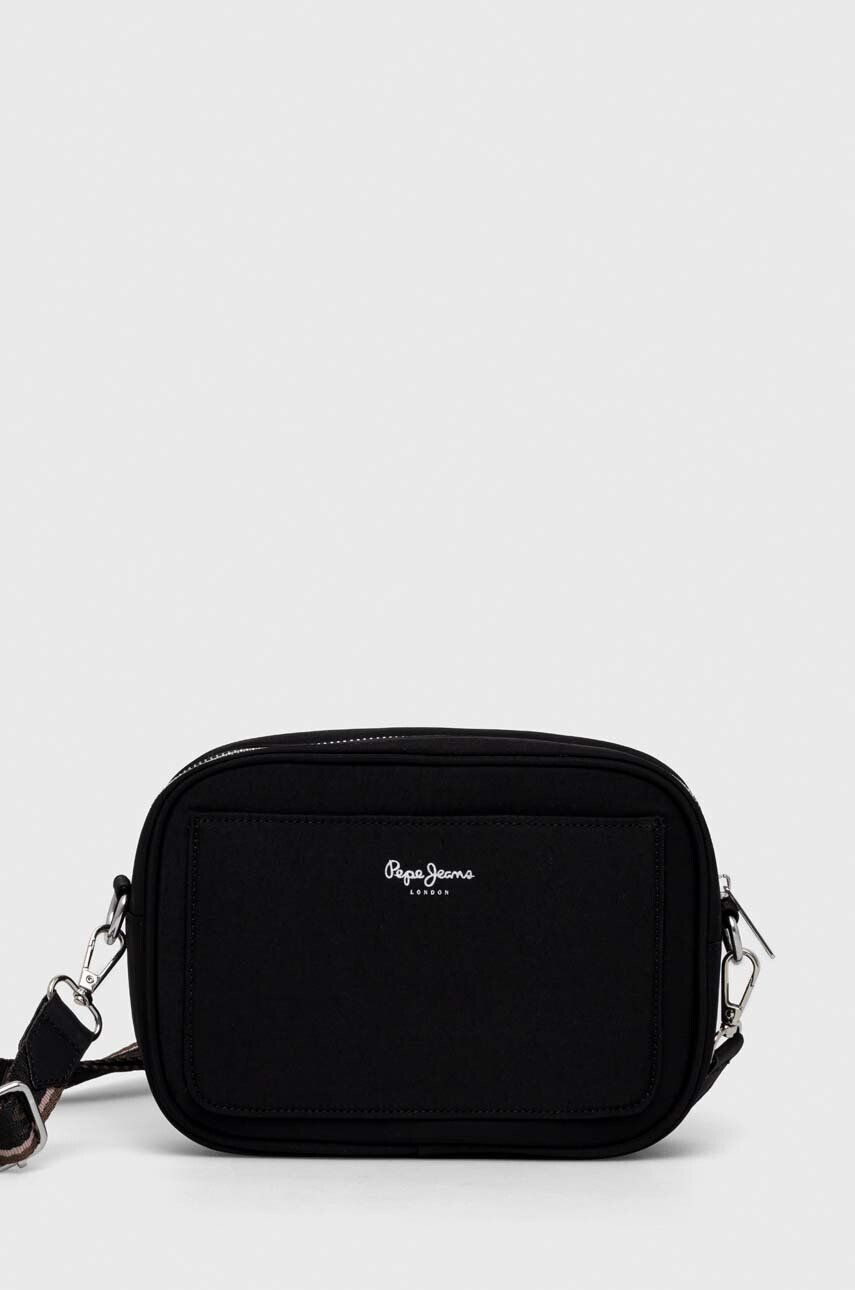 Pepe Jeans poseta BASSY MARGY culoarea negru - Pled.ro