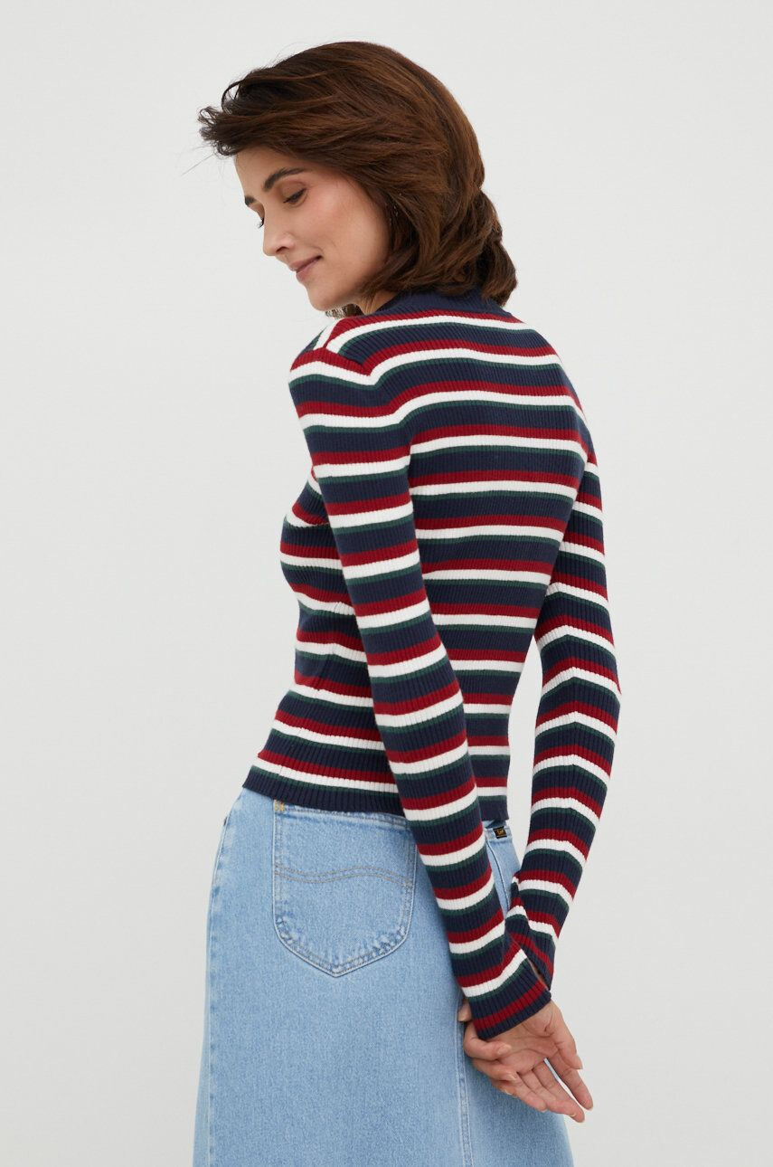 Pepe Jeans pulover femei light cu turtleneck - Pled.ro