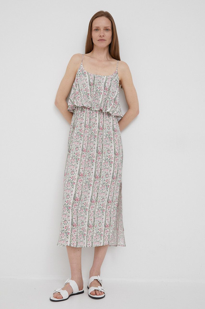 Pepe Jeans rochie Martine maxi drept - Pled.ro