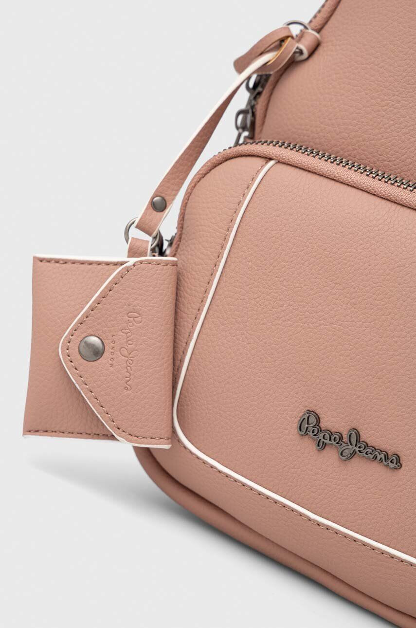 Pepe Jeans rucsac barbati culoarea negru mare cu imprimeu - Pled.ro