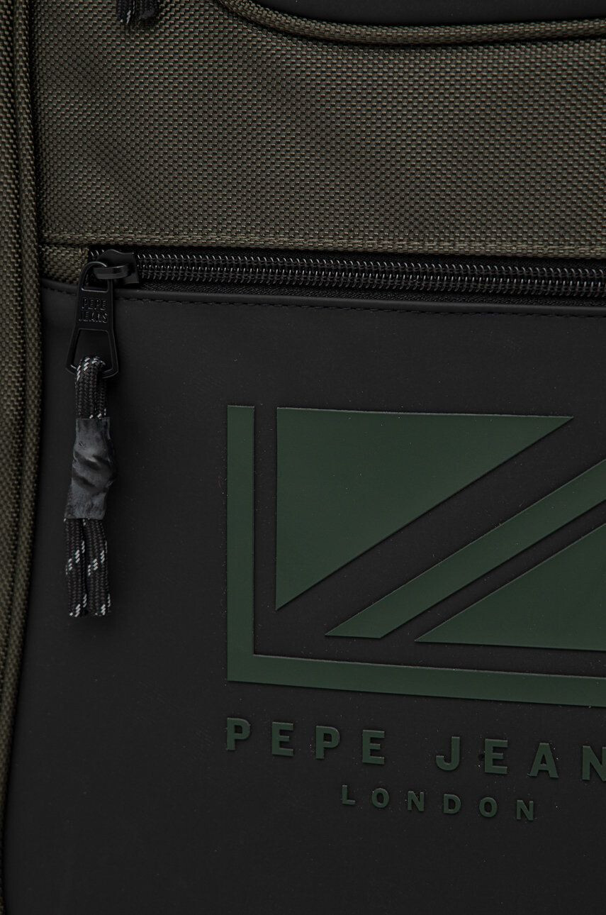 Pepe Jeans rucsac Bromley Ldn Back Pack barbati culoarea verde mare cu imprimeu - Pled.ro