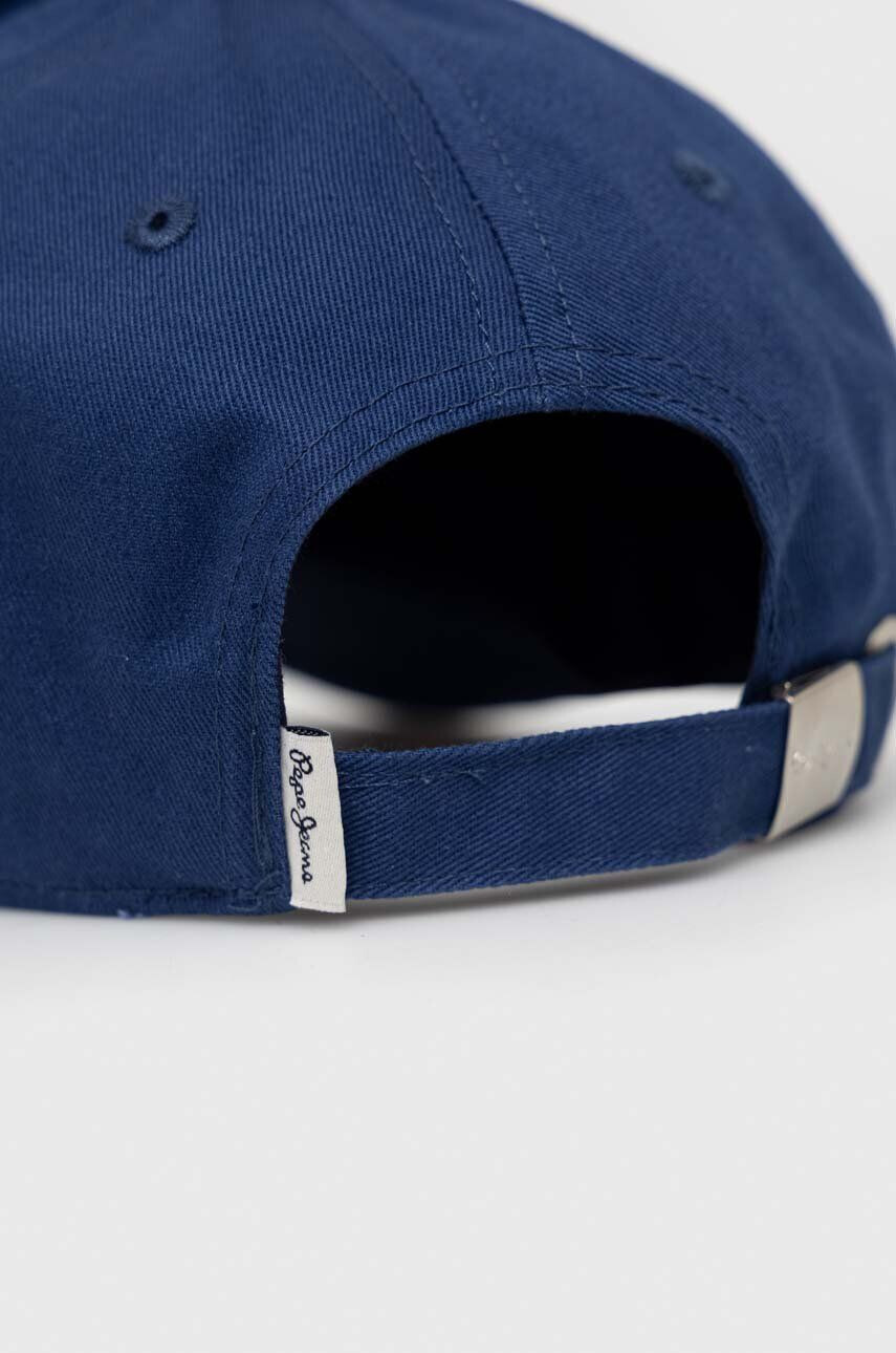 Pepe Jeans șapcă de baseball din bumbac culoarea albastru marin cu imprimeu - Pled.ro