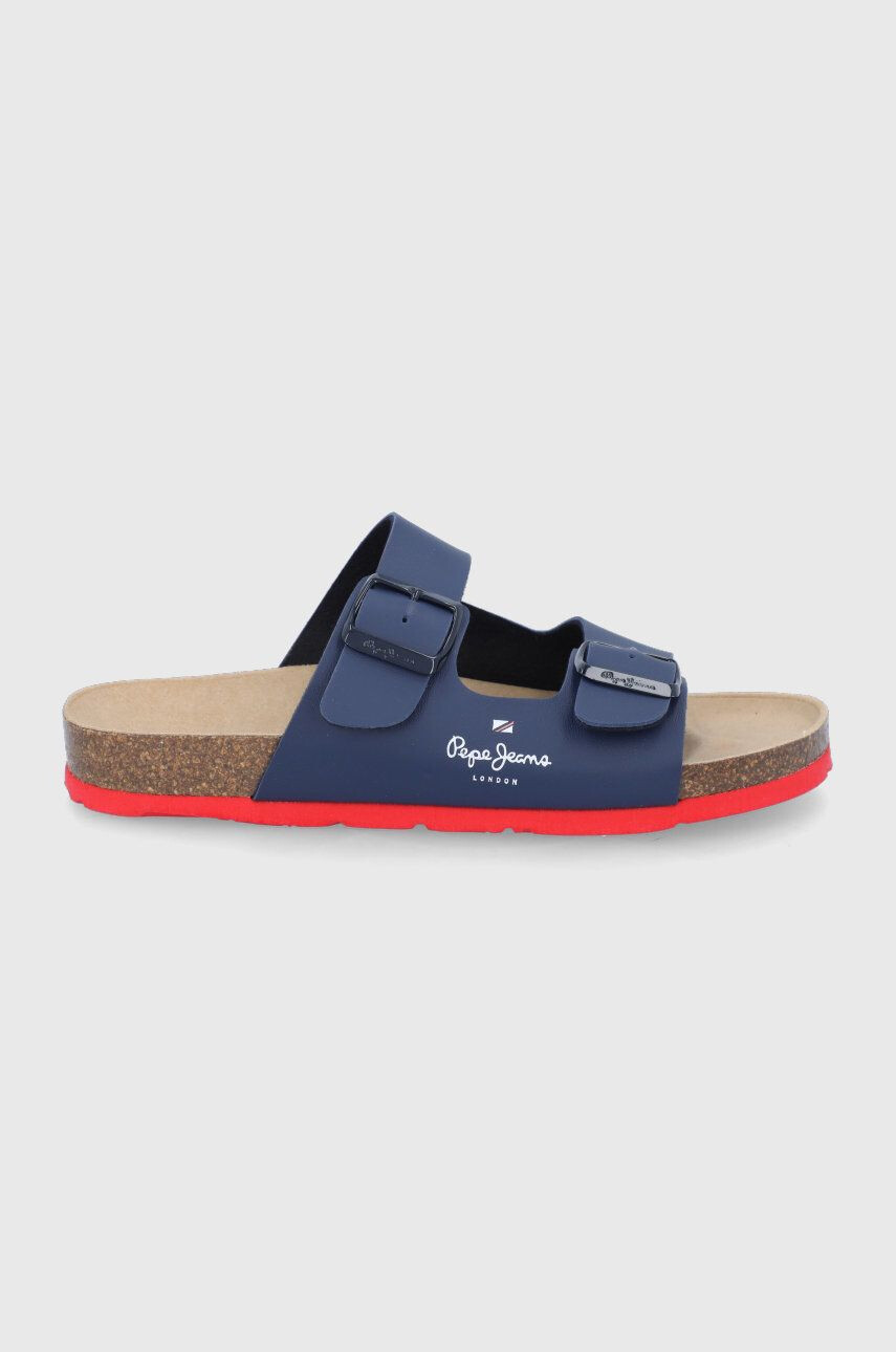 Pepe Jeans slapi copii culoarea albastru marin - Pled.ro