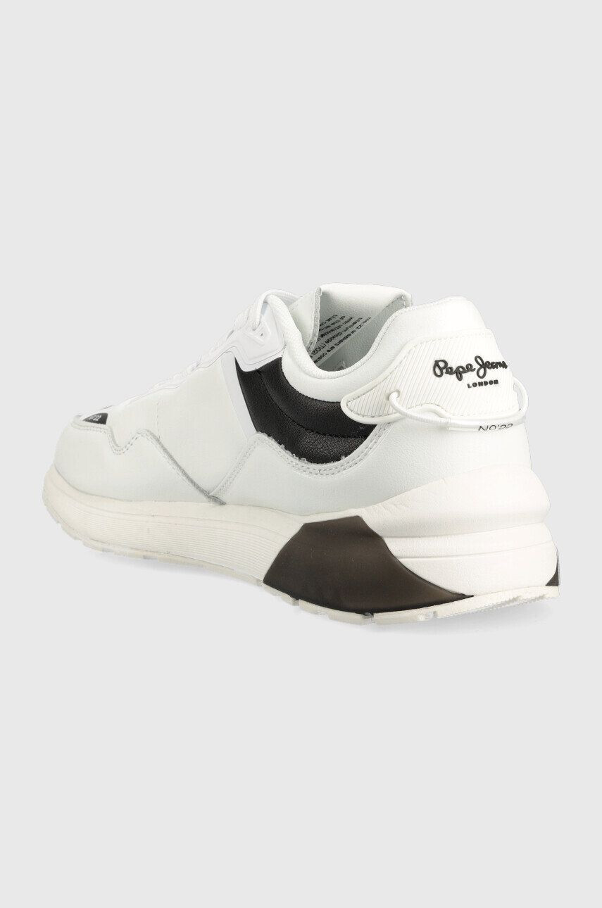 Pepe Jeans sneakers din piele No22 22 Bass M culoarea alb - Pled.ro