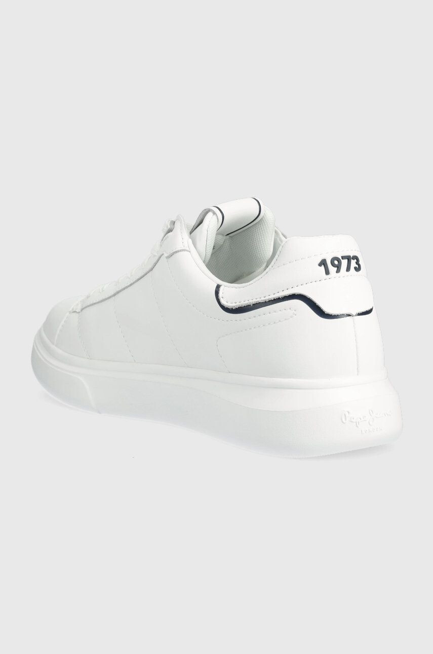 Pepe Jeans sneakers din piele EATON culoarea alb PMS30896 - Pled.ro