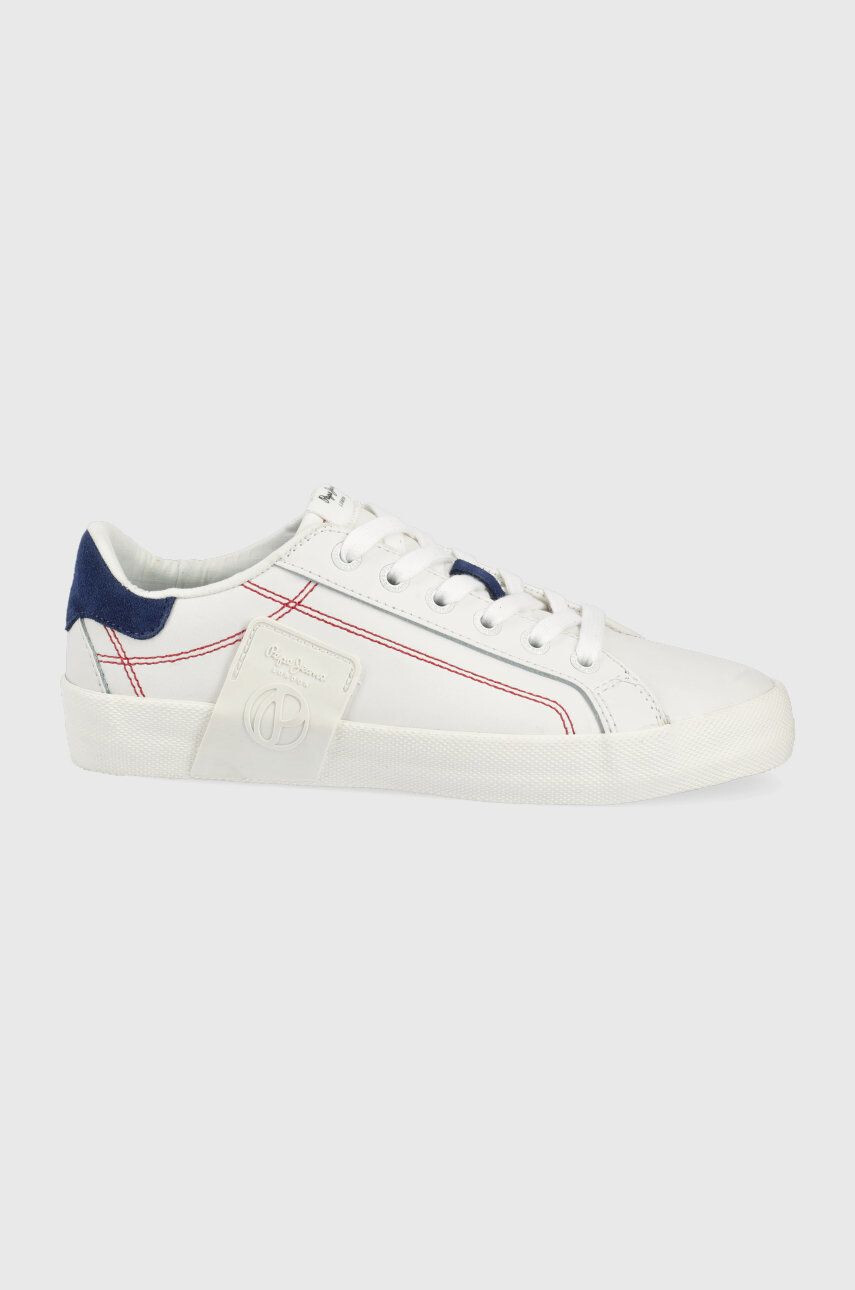 Pepe Jeans sneakers din piele kioto tech culoarea alb - Pled.ro