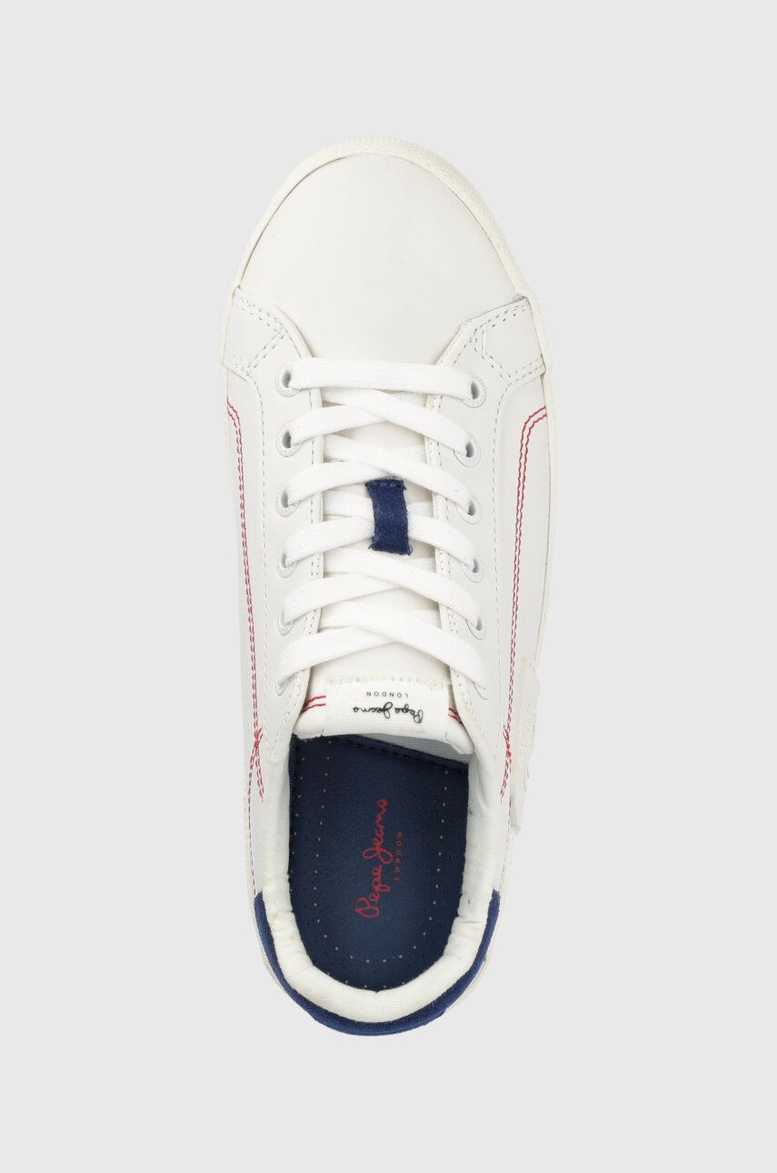 Pepe Jeans sneakers din piele kioto tech culoarea alb - Pled.ro