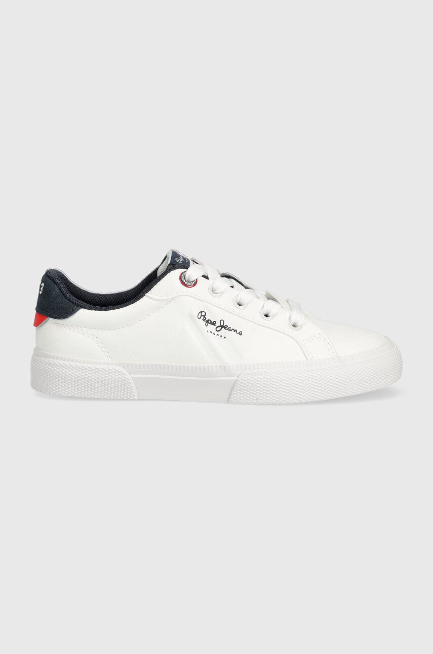 Pepe Jeans sneakers pentru copii culoarea alb - Pled.ro