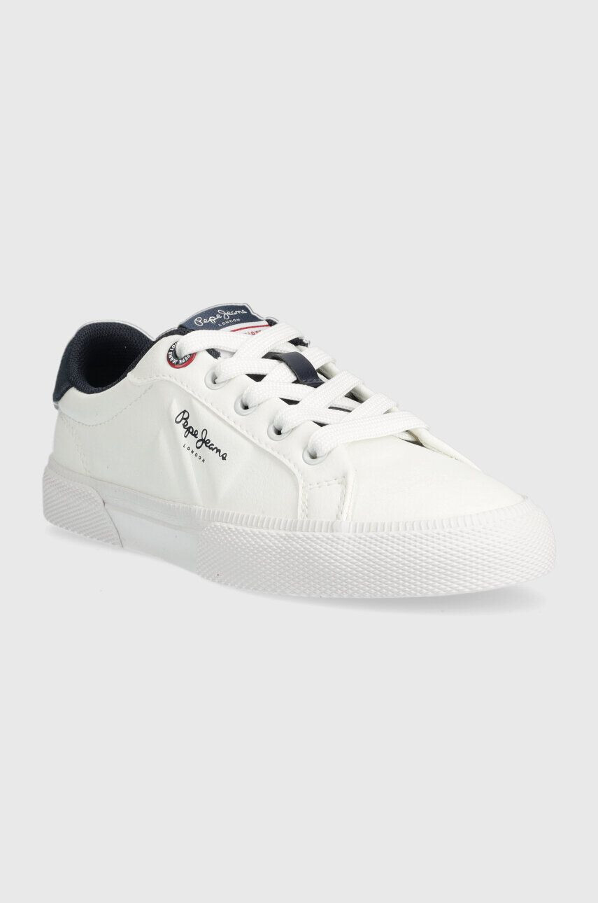 Pepe Jeans sneakers pentru copii culoarea alb - Pled.ro