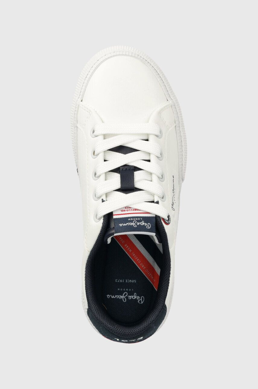 Pepe Jeans sneakers pentru copii culoarea alb - Pled.ro