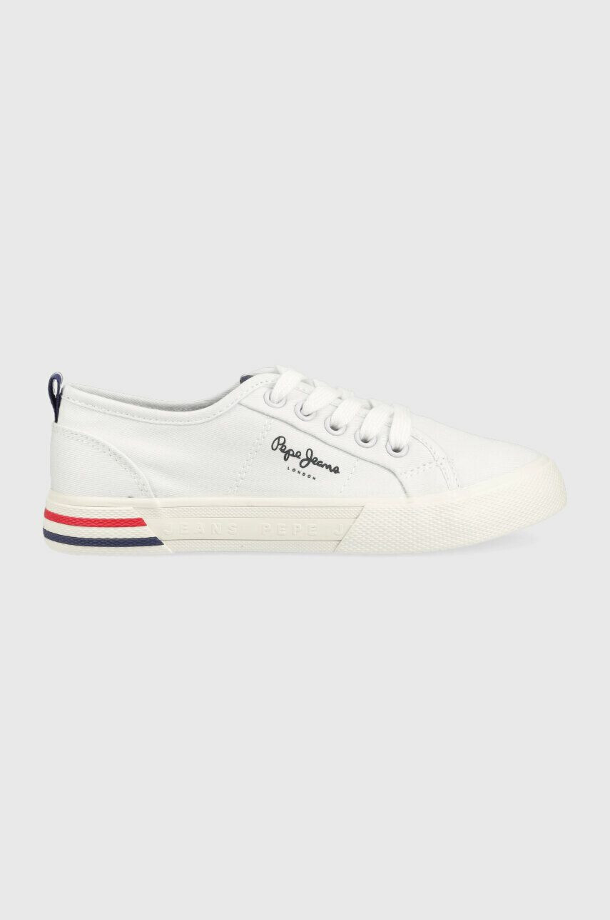 Pepe Jeans sneakers pentru copii BReady Basic culoarea alb - Pled.ro