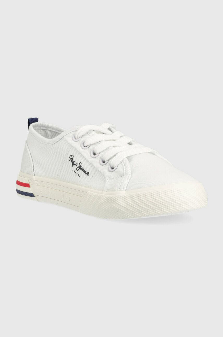 Pepe Jeans sneakers pentru copii BReady Basic culoarea alb - Pled.ro