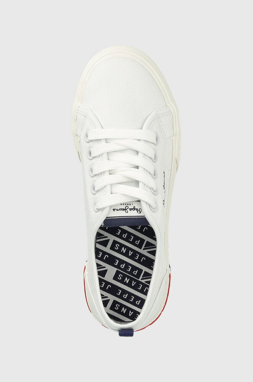 Pepe Jeans sneakers pentru copii BReady Basic culoarea alb - Pled.ro