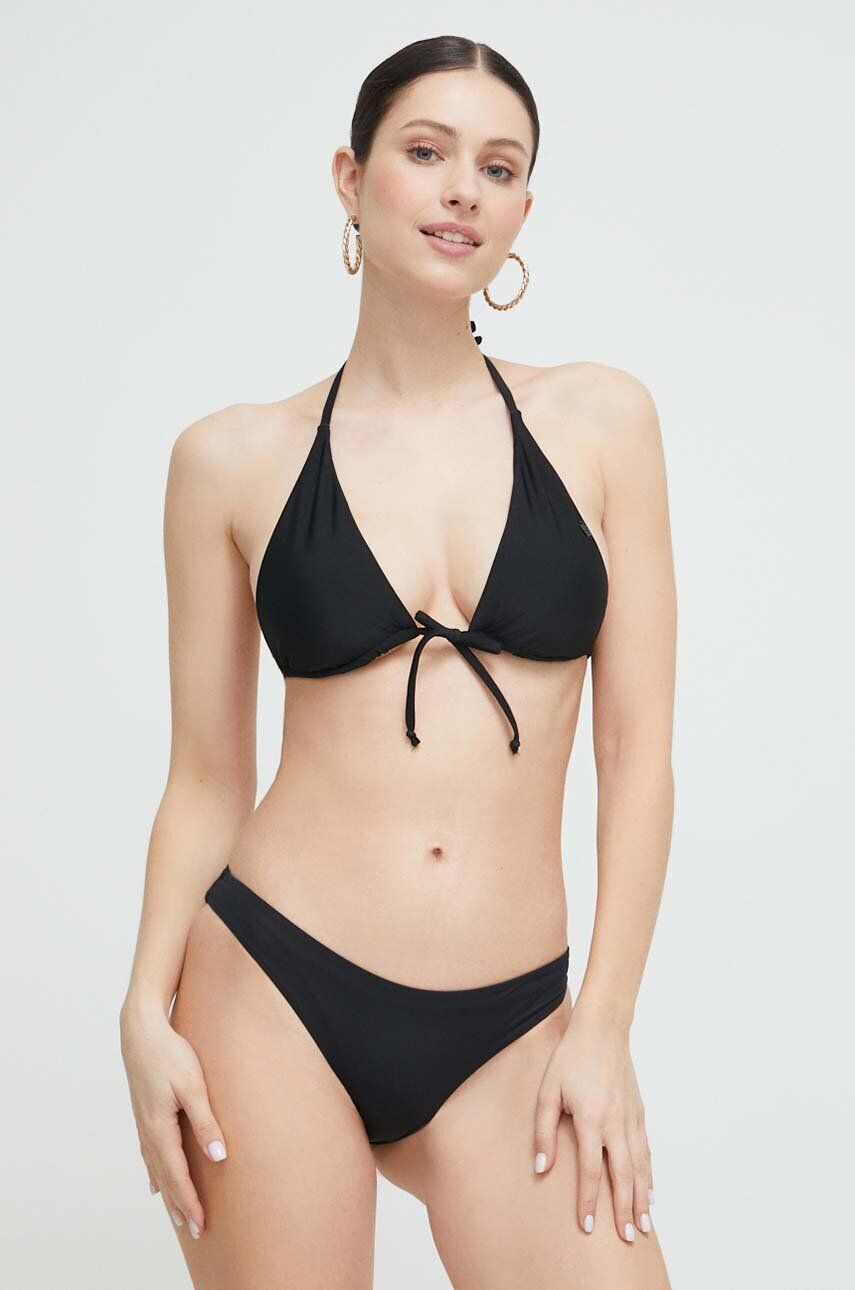 Pepe Jeans sutien de baie culoarea negru cupa usor rigidizata - Pled.ro