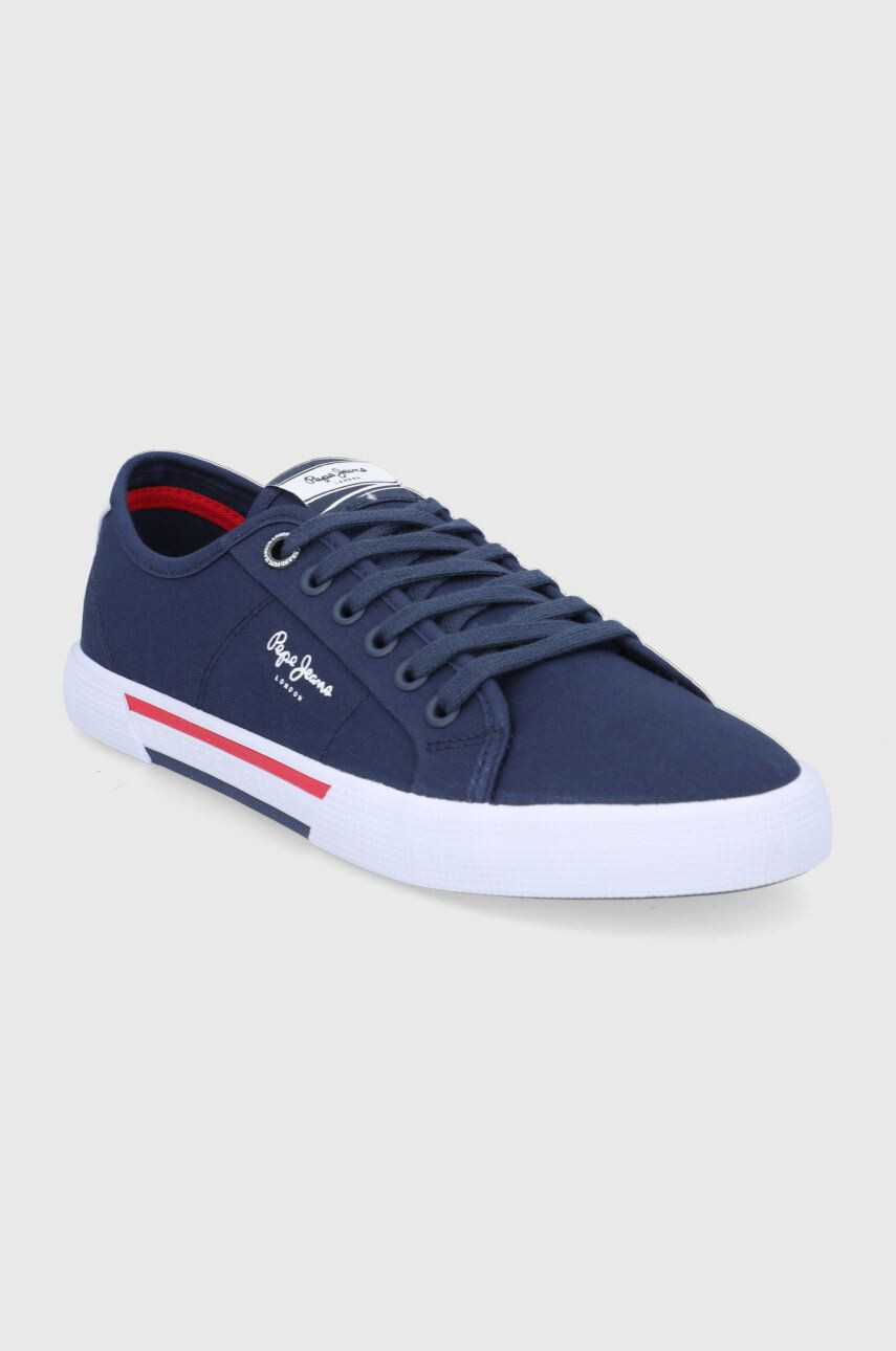 Pepe Jeans tenisi Brady Men Basic barbati culoarea alb - Pled.ro