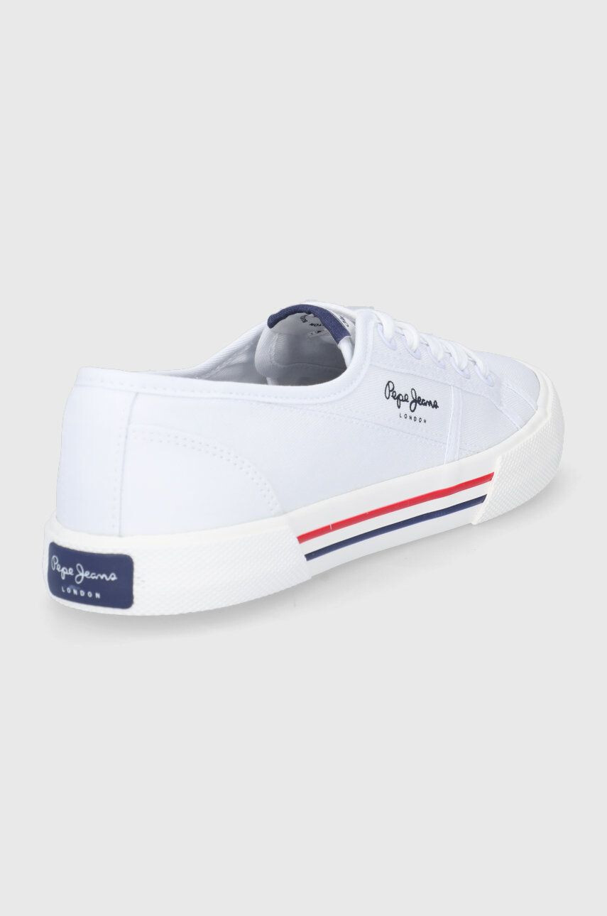 Pepe Jeans tenisi Brady W Basic femei culoarea alb - Pled.ro