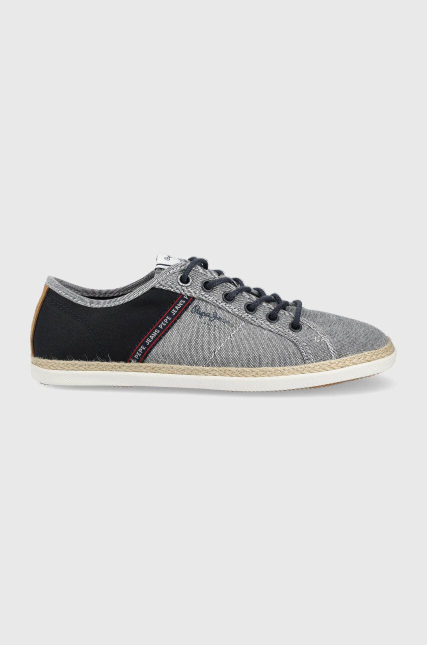 Pepe Jeans tenisi Maui Tape Chambray barbati culoarea albastru marin - Pled.ro