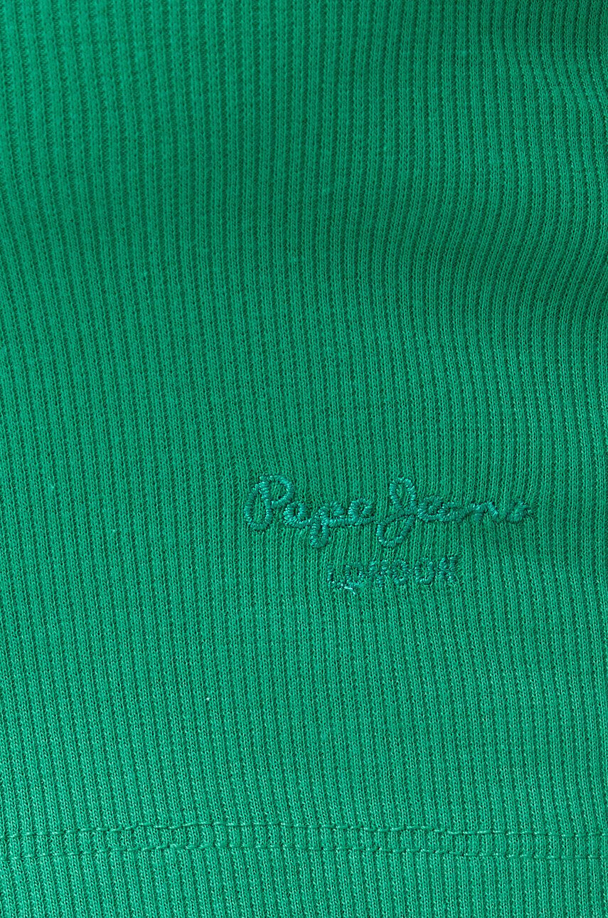 Pepe Jeans top femei culoarea verde - Pled.ro