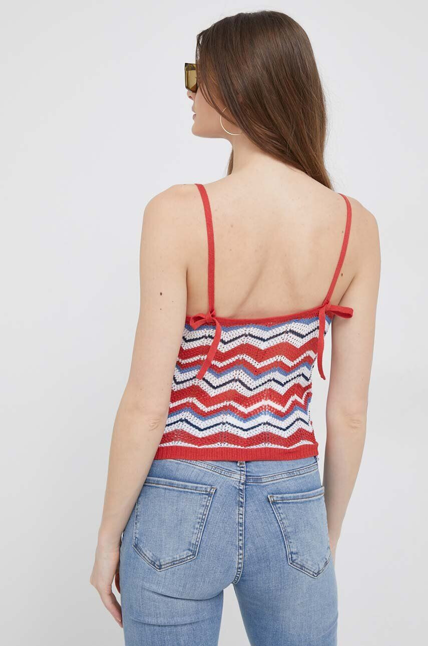 Pepe Jeans top din amestec de in Frida - Pled.ro