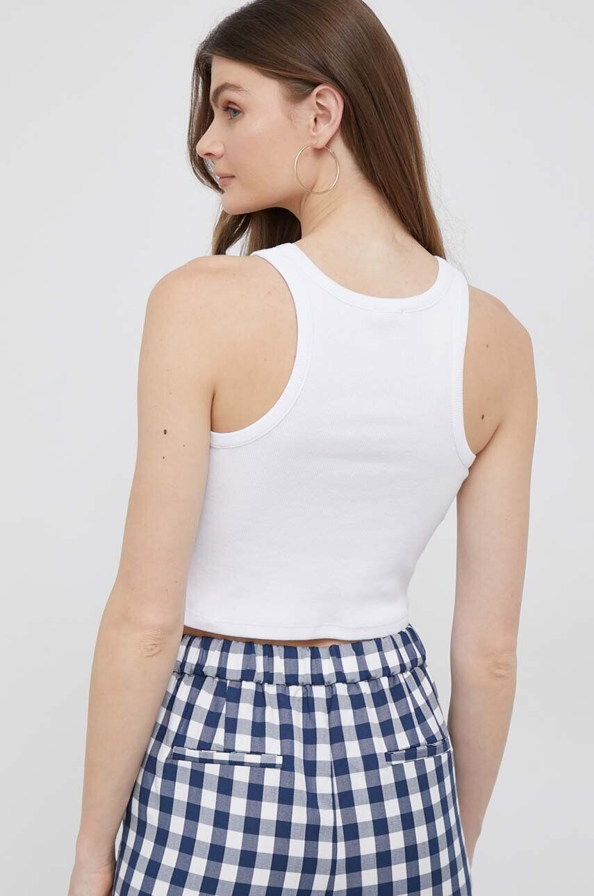 Pepe Jeans top Piera N femei culoarea alb - Pled.ro