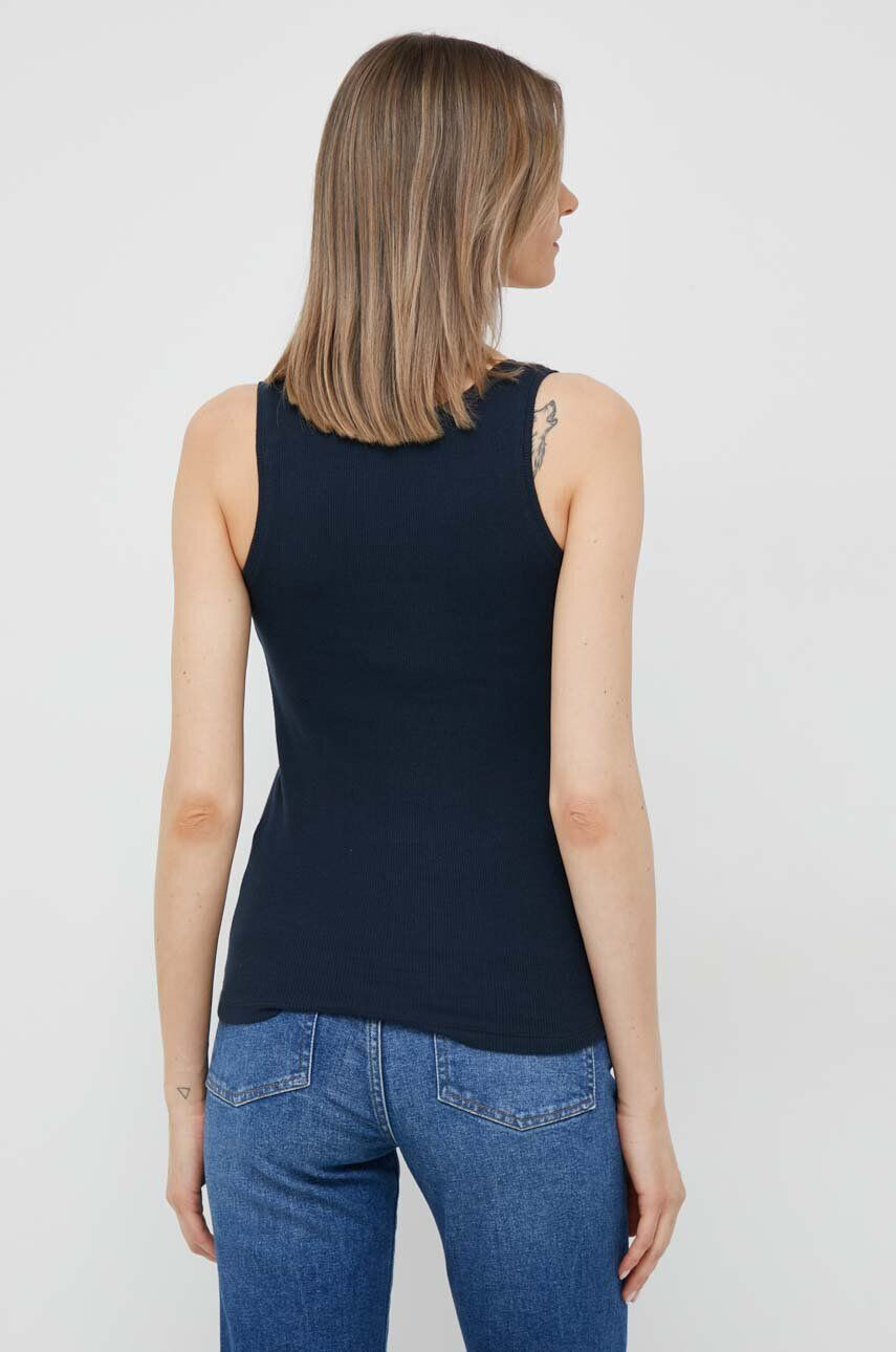 Pepe Jeans top Winona femei culoarea albastru marin - Pled.ro