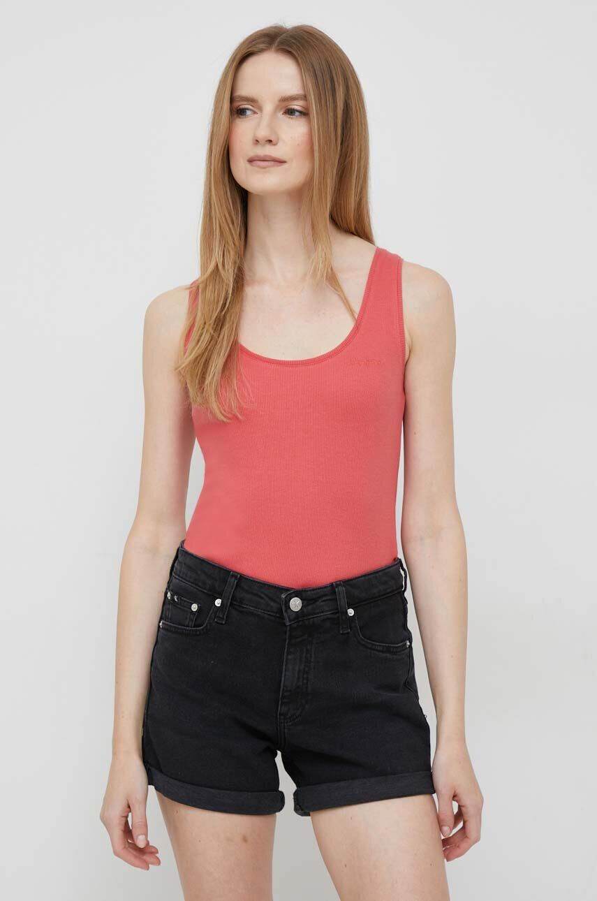 Pepe Jeans top Winona femei culoarea rosu - Pled.ro