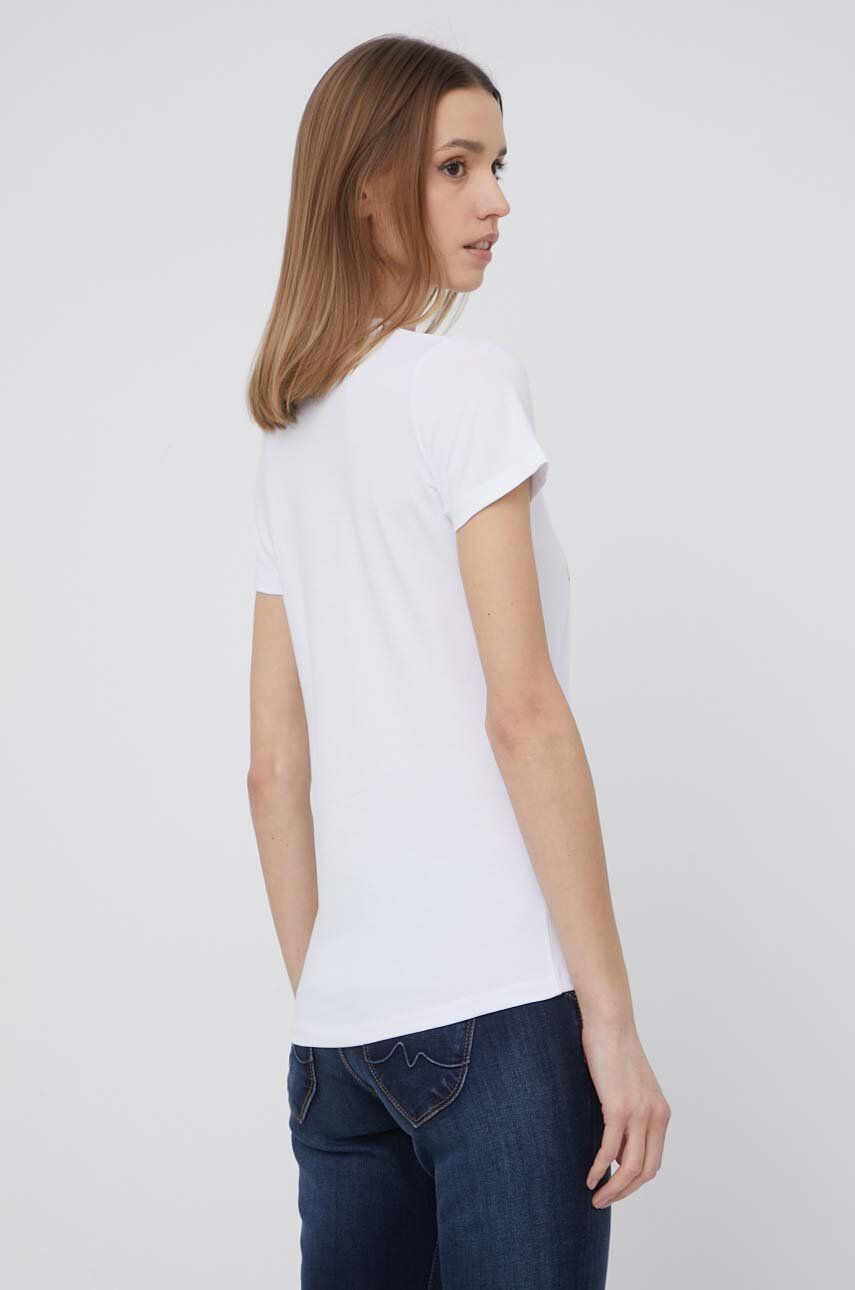 Pepe Jeans tricou Anna femei culoarea alb - Pled.ro